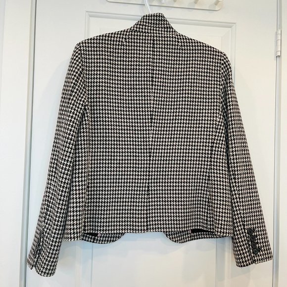 J. Crew Black and White Houndstooth Blazer - Picture 5 of 7
